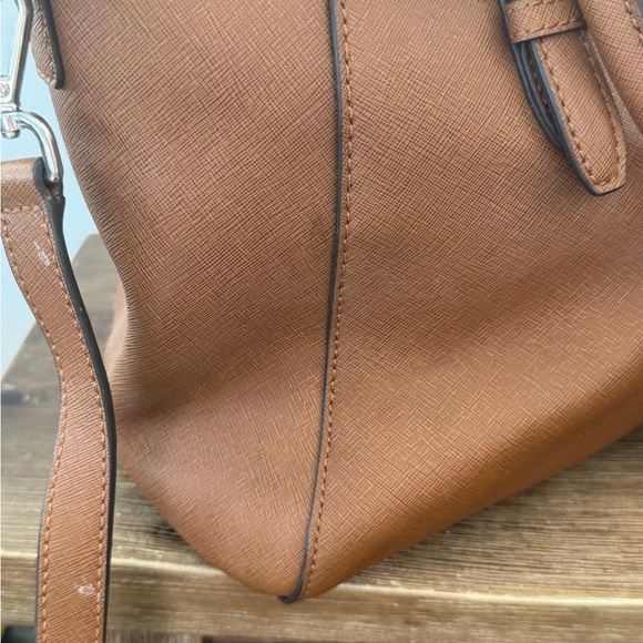 Michael Kors Tan Leather Satchel - Picture 3 of 13